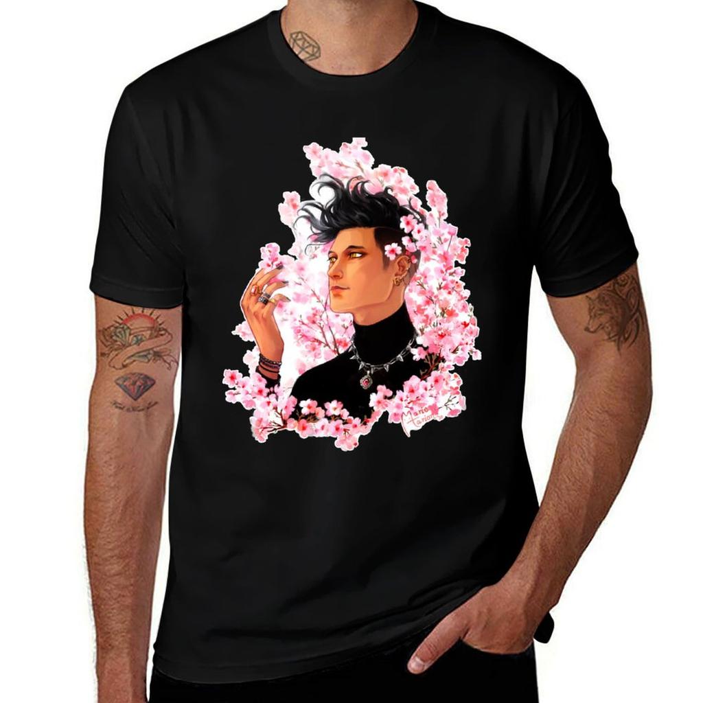 Cherry Blossom Tshirt Summer Sports Quick Dry Tshirt