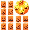 Bougies LED d'Halloween - AIMOONSA - Lot de 12 - Plastique - 4,5 x 3,7 cm - LED sans flamme