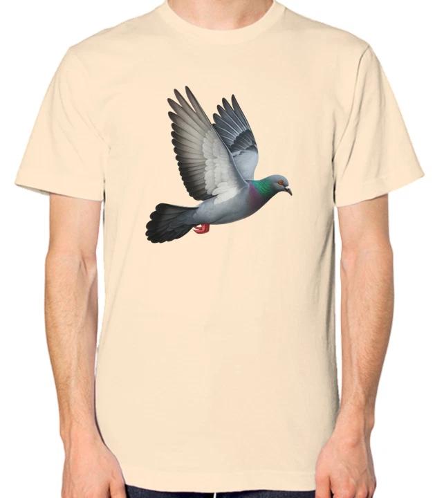 Pigeon Flying Bird Unisex T-Shirt M