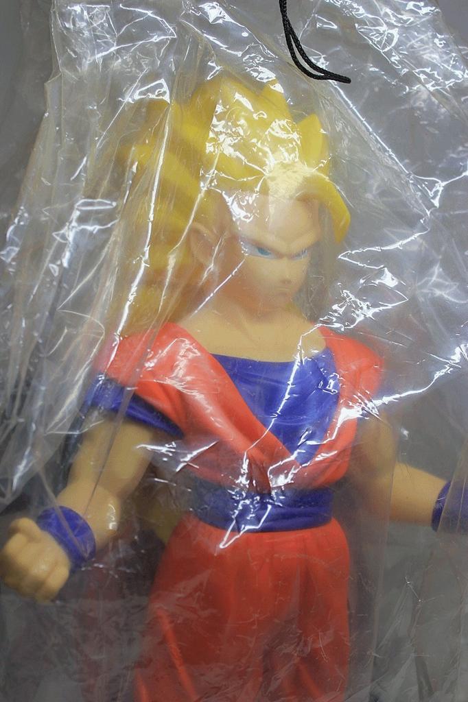 Dragon Ball Z Big Size Soft Vinyl Figure Son Goku Super Saiyan 3 Akira Toriyama