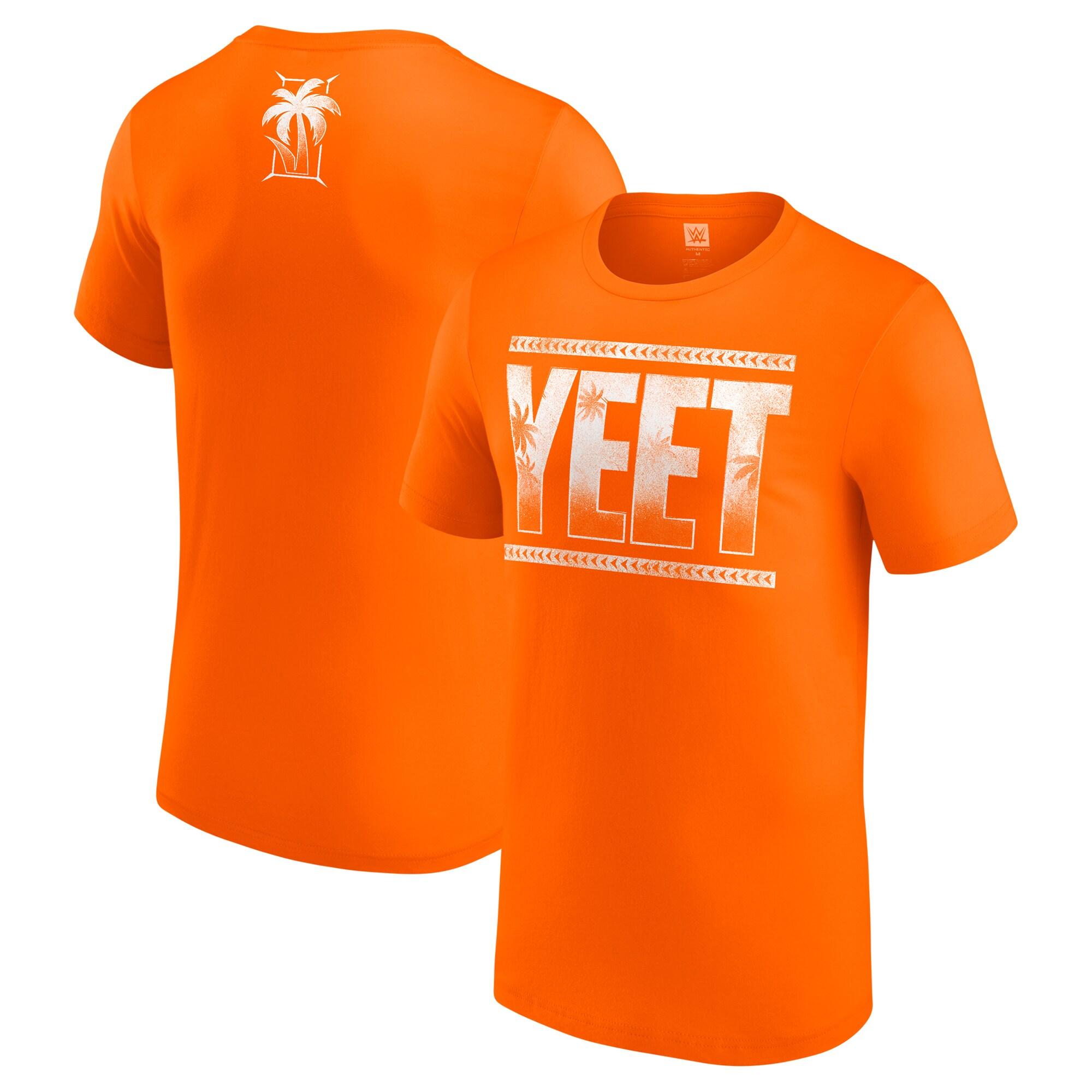 

Men s Orange Jey Uso Yeet T-Shirt 4XL