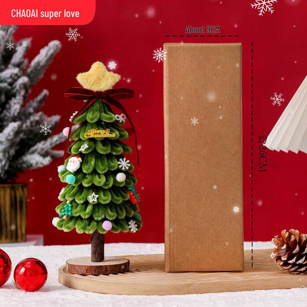 Mini Ensemble de Décoration d'Arbre de Noël de Table de 30 cm