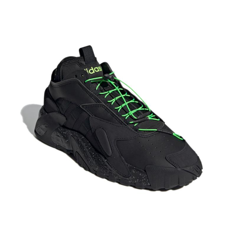 Adidas Streetball 'Black Solar Green' Sneakers FZ1971