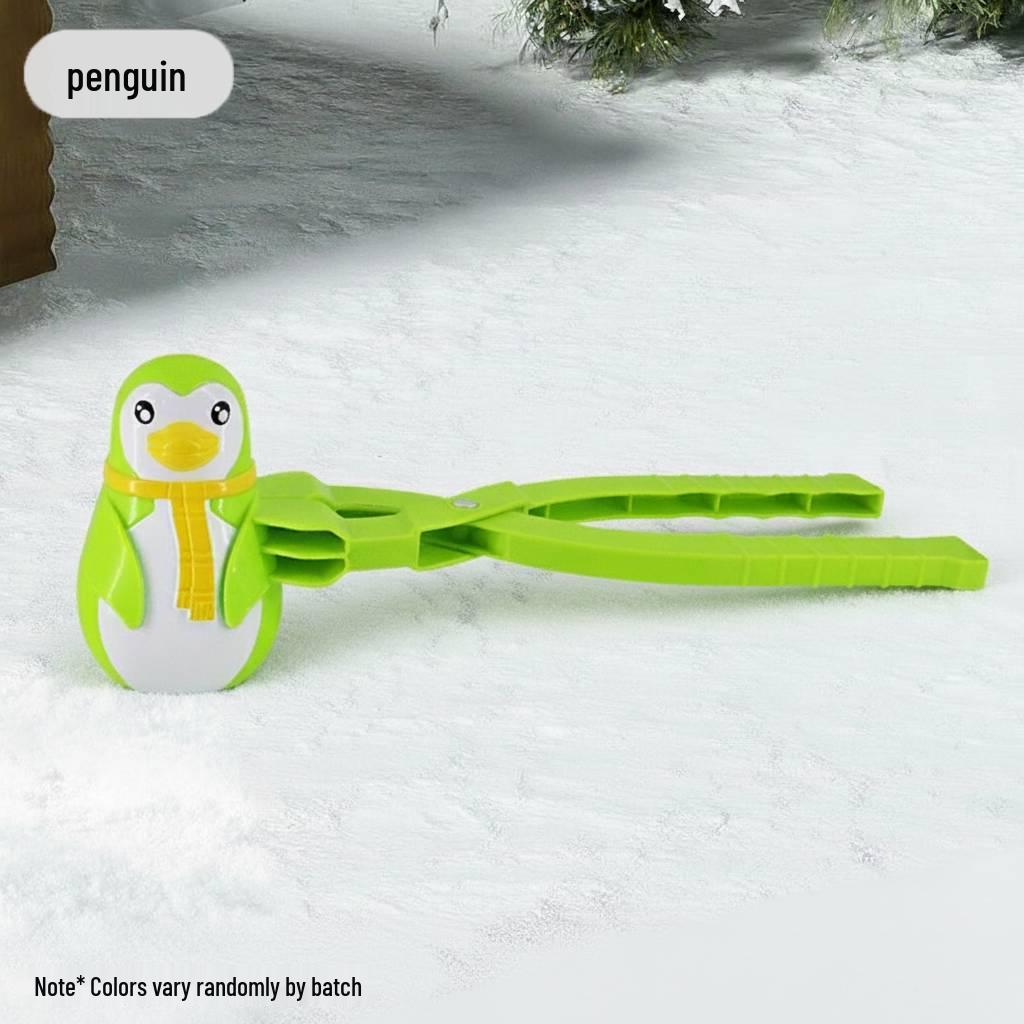 Children's Winter Snowball Maker: Duck Mold & Snowman Tool Set
