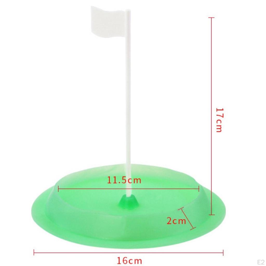 Golf Cup Putt Practice Hole with Flag Backyard Dive Beach Tool
