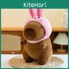Capybara Plüschtier für Kinder Weiches Kurzflor Tierpuppe Geschenkidee