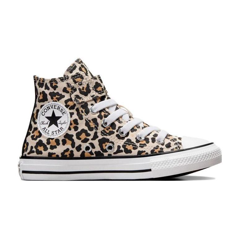 Converse נעלי קנבס צ'אק טיילור אול סטאר היי טופ נעלי סניקרס לילדים שחור A05483C