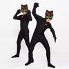 Tutina Cosplay Anime Gatto Nero Volante per Bambini per Esibizione Scenica