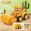 Engineering Vehicle Model Press Sliding Car Excavator Bulldozer Children Educational Construction Vehicle Toy Kids Boy Gift