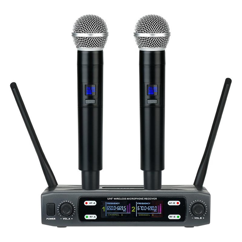 2025 Pro Dynamic Handheld Wireless Microphone for Karaoke & Stage