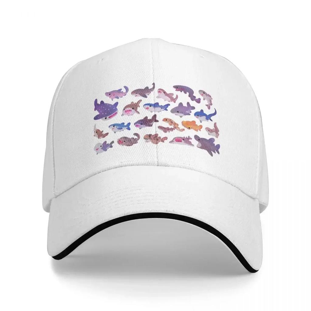 Shark Day Cap Fashion Casual Baseball Caps Adjustable Hat Hip Hop Summer Unisex Baseball Hats Customizable Polychromatic