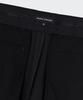 MUSINSA STANDARD Extra Wide Two-Tuck Hidden Elastic Waist Slacks [Black]