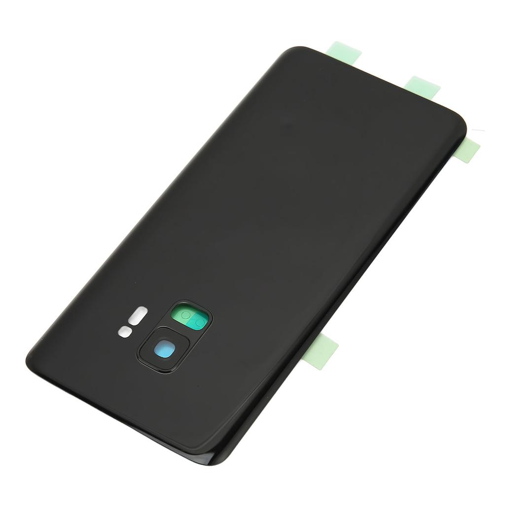 Battery Back Glass Cover Waterproof Rear Door Housing with Pre Installed Camera Lens and Adhesive for Galaxy S9 G960