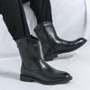 Fashion Leather Boots For Man Genuine Leather Big Size Boots High Quality Designer Formal Shoes Casual Boots Fashion Business