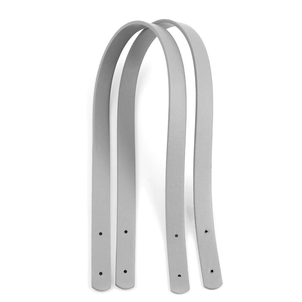 

Плечевой ремень из искусственной кожи с заклепками шириной 1,8 см для сумок, кожаный ремешок на руку длиной 60 см серый