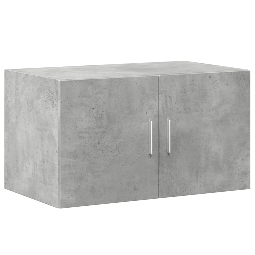 Tall Cabinet Concrete Grey 70 X 42.5 X 225 Cm Particleboard
