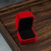 Velvet Ring Box, Small Portable Jewelry Gift Box, with Soft Lining Anti-Scratch Design, Ring Case for Wedding, Engagement, Proposal