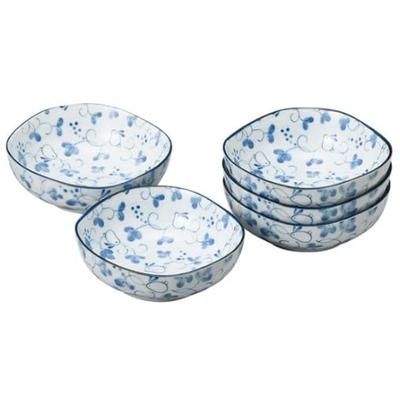 Japanese Tosai Dyed Rabbit Bowl Set B40221250