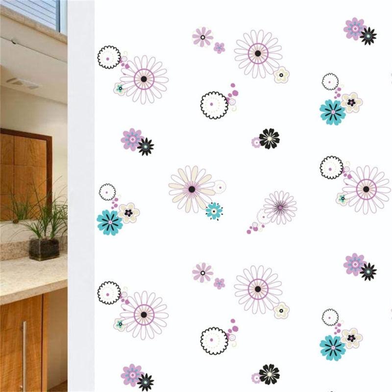 Window Privacy Film Window Clings Glass Door Sticker for Bathroom Bedroom Home