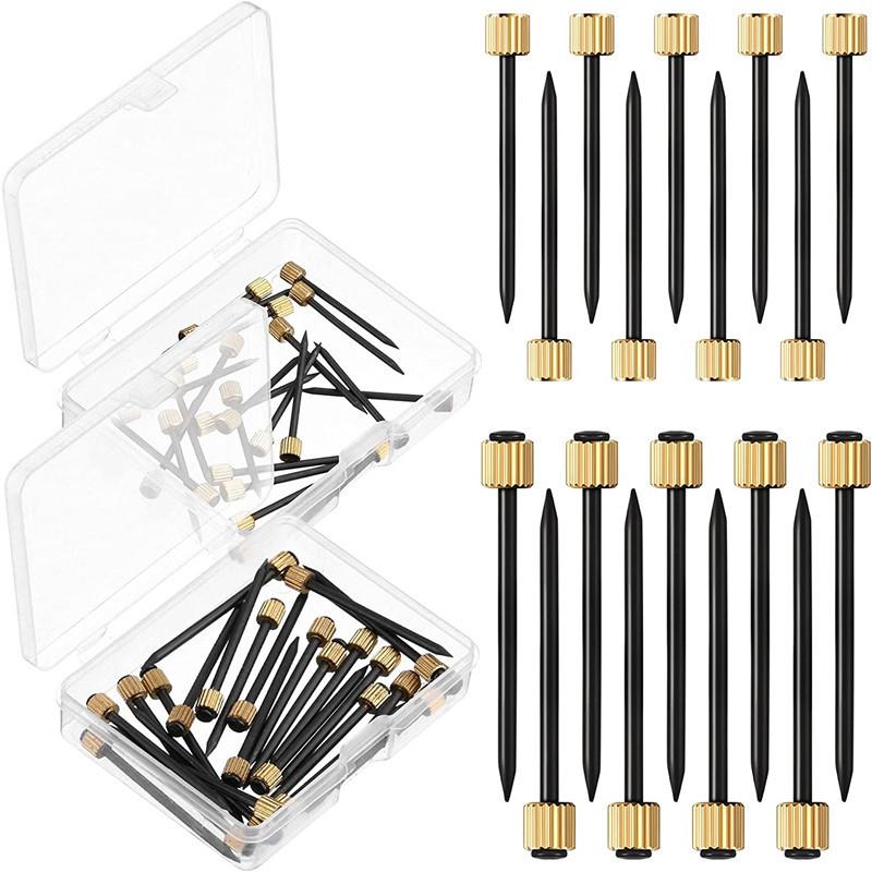 20PC Brass Head Nails Wall Decorative Nail For Hanging Pictures Frame Kit Hardware Tool Photo Hook Hangers