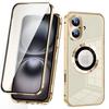 iPhone 16 Case, Dual Glass, Magsafe, Gold