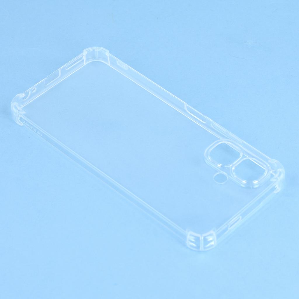 For Infinix Smart 10 Case Reinforced Four Corner Anti-Drop Clear TPU Phone Cover