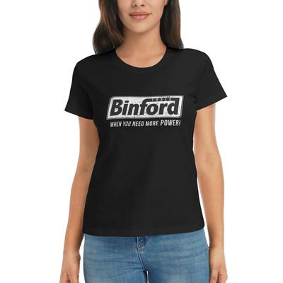 Women TShirt Binford Tools Summer Short Sleeve Tees Crew Neck Cotton T Shirts Clothes Tops Streetwear