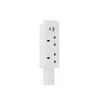 Power outlet extender Accesses hard to reach outlets Features USB A USB C and 2 AC outlets Extends approximately 19.49 28.15 inches 180° rotatable