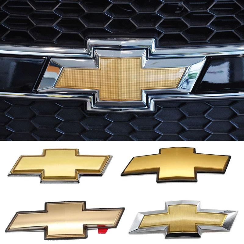 ysdn6 ABS Car Front Rear Emblem for Chevrolet Epica 2003-2011 Spark Aveo Captiva 2008-2010 Auto Head Trunk Badge Sticker Accessories