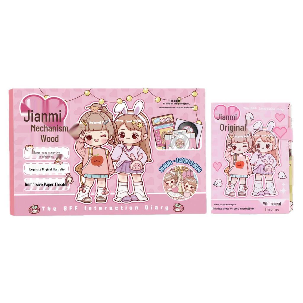 June 1st Children's Day Gift: 3D Advanced Magnetic Quiet Book for Girls with Stickers