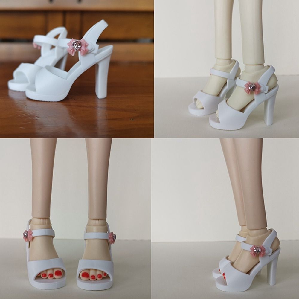 Mini Elegant High Heels Cute Super Model Shoes New Casual Sandal for 1/4 1/6 BJD 30/45cm Dolls