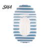 Hair Clip Claw for Women, Transparent Acrylic with Anti-Slip Dense Teeth, Dopamine Stripe Stable Grip Back Head Half-Tied Updo Hairstyles Accessory