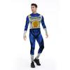 Men Japanese Anime Halloween Cosplay Costumes Adults Superhero Warrior Samurai Onesie Jumpsuit Carnival Party Dress Up Outfit
