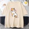 Cute Calico Cat Graphic Tshirt Women New Summer Fashion Tshirt Tee Harajuku Aesthetic Pink Top Female T Shirt Korean Style