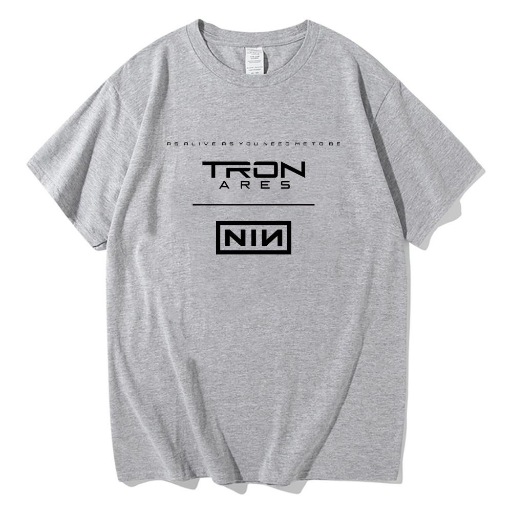 

Nine Inch Nails Как жив, как тебе нужно, чтобы я был Графические футболки Рок-группа Мужская Летняя Повседневная Спортивная Удобная Свободная Футболка Унисекс 2XL