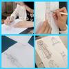 Fashion Drawing Template Ruler Set Humanoid Patterns Design Ruler For Designers