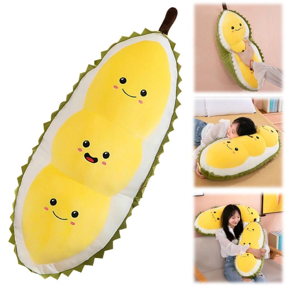 Collection Durian Hugging Pillow Fluffy Durian Plush Toy  Festival Party Decor