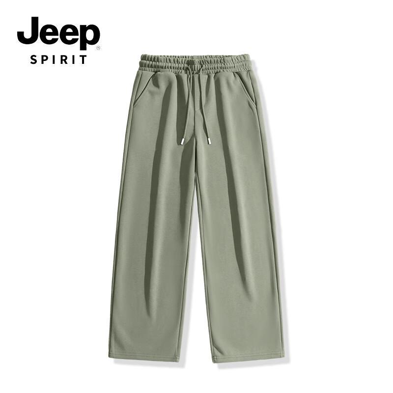 JEEP SPIRIT Men's High Street Loose Straight Sweatpants