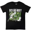 Rick & Morty T-Shirt: Vortex (Black) OFFICIAL NEW