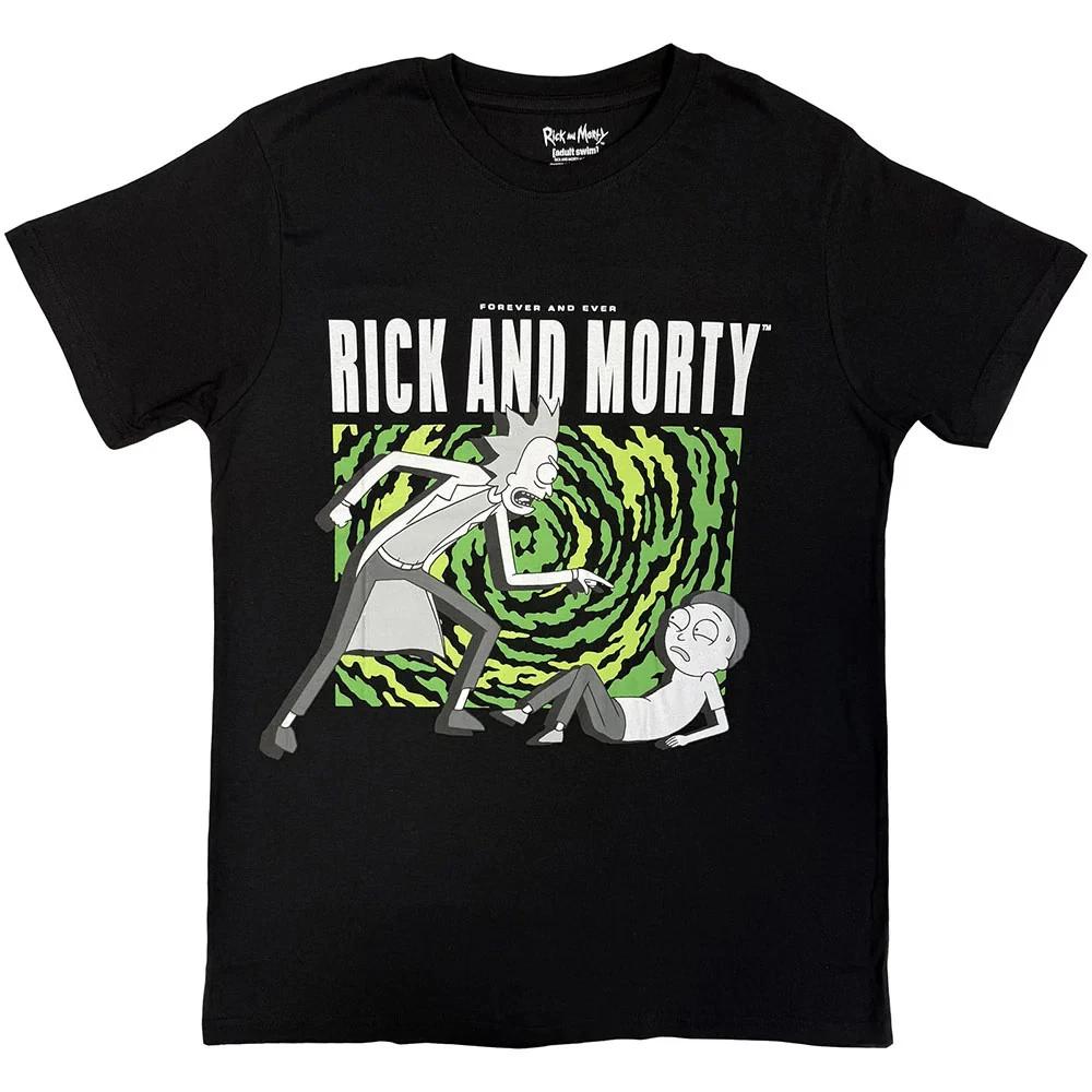 Rick & Morty T-Shirt: Vortex (Black) OFFICIAL NEW L