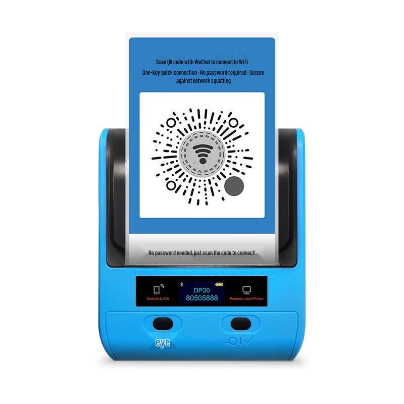 DeTong DP30 Portable WiFi Bluetooth Label Printer CN plug (adapter included)