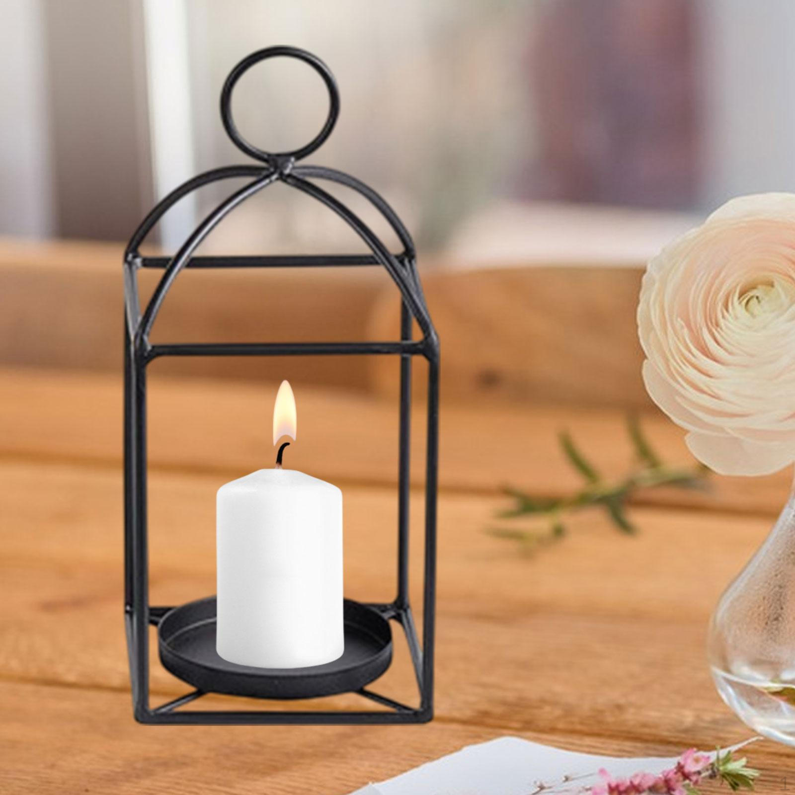 

Подставка-канделябр для свечей-столбов, идеальное украшение для стола и входной группы 10cmx10cmx22cm