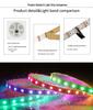 WS2813 Dream Color 5050 RGB LED Strip with Built-in IC Driver and Breakpoint Resume, DC5V