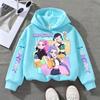 2026 Girls Hoodies Huntrx KPop Devil Hunter 4 To14 Y Girls Group Cartoon Children Hoodie Girls Teen Spring Autumn Pullover