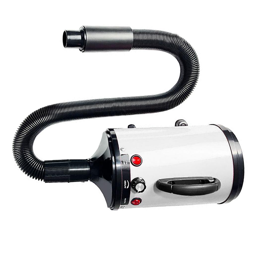 Dog Dryer Speed Adjustable Low Noise Heat Resistant Portable Pet Grooming Blower for Dogs Cats