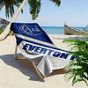 Giant Beach Towel with Everton FC Toffees English Badge, Quick Dry Microfiber, Soft and Absorbent, for Beach Pool Travel Gift
