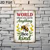 Vintage Bee Tin Sign Creative Garage Wall Decor Home Art