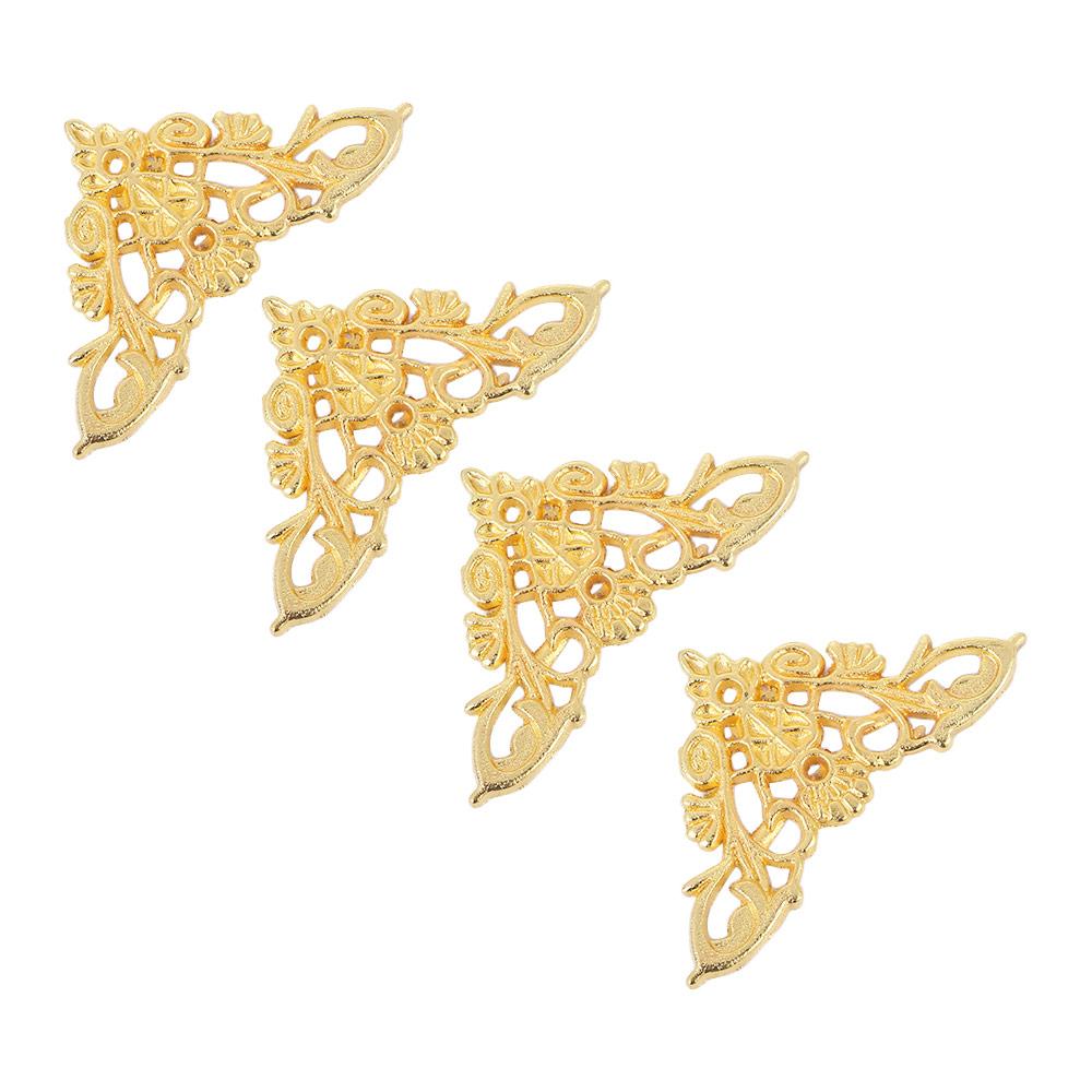 Decor Feet Leg Edge Corner Decorative Protector Furniture Hardware Scrapbook Album Corner Brackets