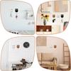 Creative Wall Mounted Owl Key Hook Will Open Eyes Magnetic Keychain Organizer Hooks Self-adhesive Hanging Rack Home Decoration
