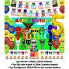 Hot Game-Incredibox Sprunki Kids Birthday Party Balloon Banner Background Cake Topper Decoration Baby Boy Party Supplies Gifts